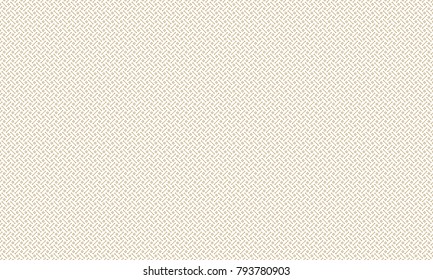 Golden Geometric Pattern 7v3. Seamless Golden Pattern with Serif Lines and Squares on White Background. Can Use for Wrapping Paper, Textile and Gift Pack