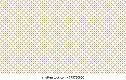 Golden Geometric Pattern 7v6. Seamless Golden Pattern with Serif Lines and Painted Rhombuses on White Background. Can Use for Wrapping Paper, Textile and Gift Pack