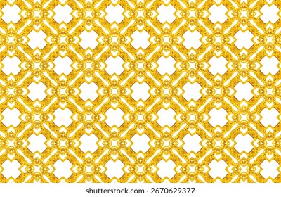 Golden Geometric Pattern Elegant Seamless Texture for Design Projects