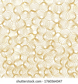 patrón geométrico dorado sobre un fondo blanco. imagen vectorial