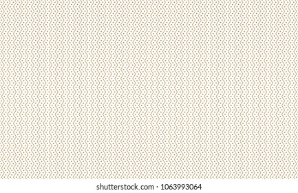 Golden geometric pattern, part 24. Seamless golden pattern with lines, rhombuses and circles in shape of vertical zigzag on the white background. Can use for wrapping paper, textile and gift pack