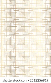 Golden Geometric Pattern, seamless background