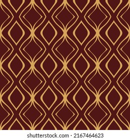 Golden Geometric Pattern with Tribal Shape. Designed in Ikat, Boho, Aztec, Folk, Motif, Gypsy, Arabic Style. Ideal for Fabric Garment, Ceramics, Wallpaper, branding identity and packaging design.