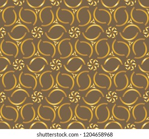 and golden  Abstract geometric pattern. . Vector illustration