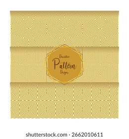 Goldene geometrische Muster: Eine Sammlung digitaler Hintergründe, abstrakte Linienschmuck: Dekorative Musterdesigns, goldene Vektormuster: Geometrische Textur-Hintergründe