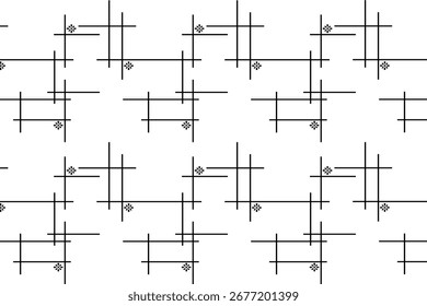 Golden geometric seamless vector pattern. Traditional pattern for background, wallpaper, clothing, gift wrap, batik, embroidery style.