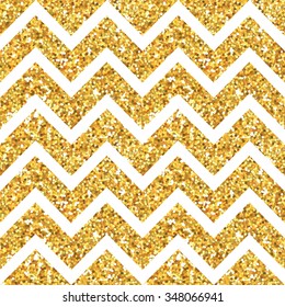 Golden Geometry Glitter Background - seamless pattern - in vector