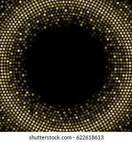 Golden glitter background in disco theme, suitable for use in celebration such as Christmas backdrop