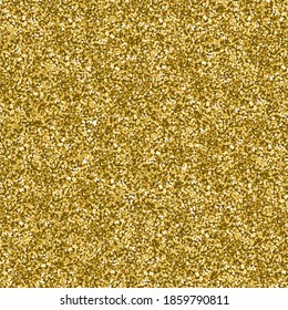 Golden glitter design element. Gold glitter background texture vector illustration