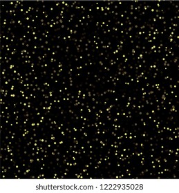Golden glitter dots. Abstract vector background for luxury christmas and party graphics