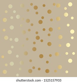 golden glitter dots background- vector illustration