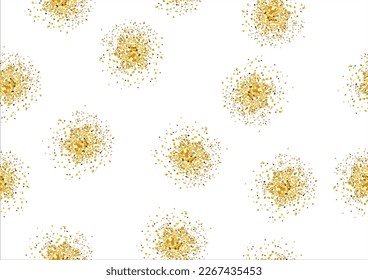 vector de diseño dibujado a mano con brillo dorado