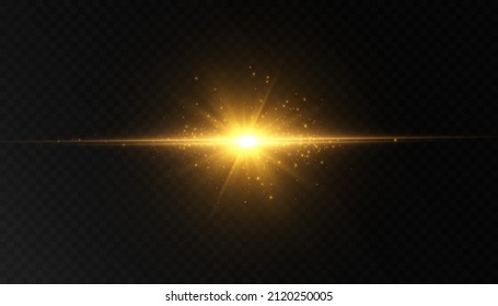 Golden glitter texture. Star explosion, detonation effect in outer space. Vector	
