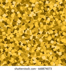 Golden glitter vector seamless background .