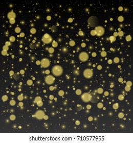 Golden glitters