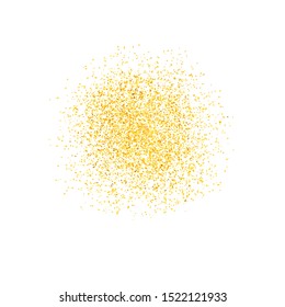 Golden glitter,Star,dust on a white background,Vector illustration eps 10.