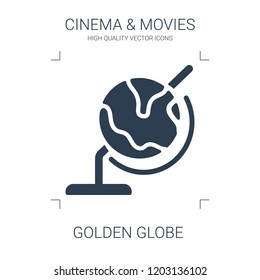 golden globe icon. high quality filled golden globe icon on white background. from cinema collection flat trendy vector golden globe symbol. use for web and mobile