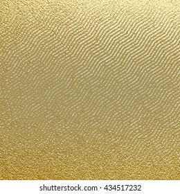 Golden glossy texture. Metal pattern. Abstract gold background