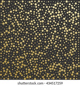 Golden glossy texture. Metal pattern. Abstract gold background