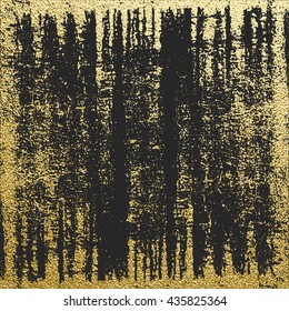 Golden glossy texture. Metal pattern. Abstract gold background