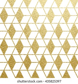 Golden glossy texture. Metal pattern. Abstract gold background