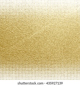 Golden glossy texture. Metal pattern. Abstract gold background