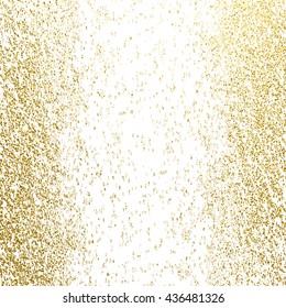 Golden glossy texture. Metal pattern. Abstract gold glitter background