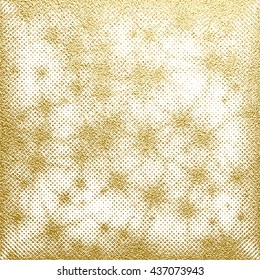 Golden glossy texture. Metal pattern. Abstract gold background