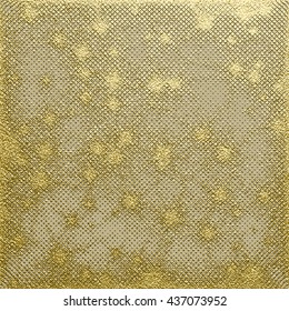 Golden glossy texture. Metal pattern. Abstract gold background