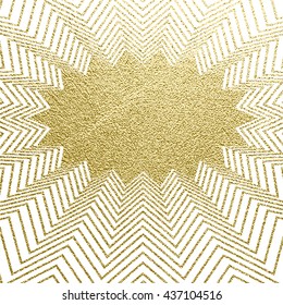 Golden glossy texture. Metal pattern. Abstract gold background