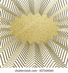 Golden glossy texture. Metal pattern. Abstract gold background