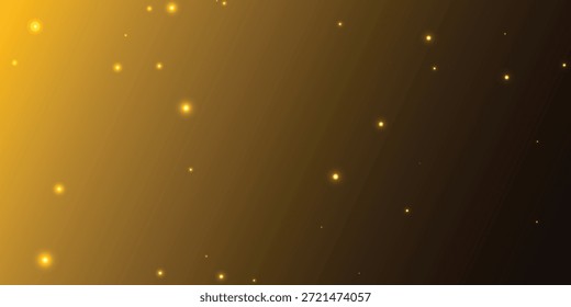 Fondo Bokeh De Resplandor Dorado Con Orbes De Luz Cálida Para Proyectos Festivos, De Marca De Lujo Y Creativos
