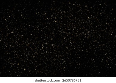 Golden glowing isolated light effect vector gold glitter splatter background design