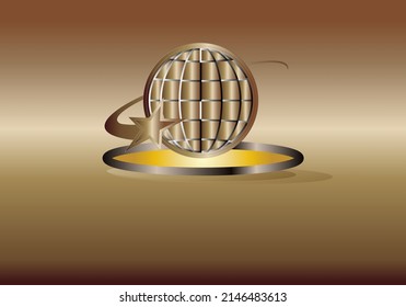 Golden gradient abstract background beautiful golden geometric elements vector design EPS-10