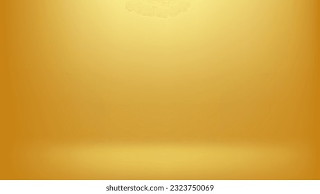 Golden gradient abstract background. simple studio empty background