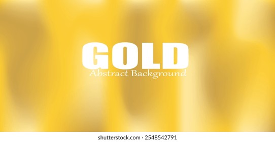 Gradiente de oro, fondo de gradiente de oro Abstractas brillante Plantilla de color liso, Vector.