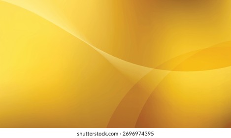 Fundo de gradiente dourado apresenta curvas suaves, fluindo e sutis variações de luz, criando um efeito visual quente, convidativo e elegante adequado para diversos projetos