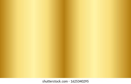 Golden gradient background. Illustration  Vector graphic of gold metal gradient. Perfect for banner, label, medal, button, wallpaper, background, wrapping, fabric etc. Vector Illustration EPS10.
