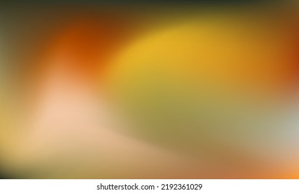 Golden gradient based on autumn leaves. Complex gradient of different colors, horizontal image. Vector gradient of suitable colors, suitable for the Internet and printing