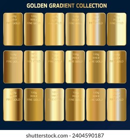 Golden Gradient Collection fine gold