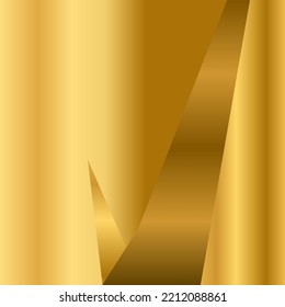 Golden gradient dynamic flash abstract background. Modern trendy holiday concept template. Graphic design banner, poster, greeting card, invitation, celebration, business, label. Vector illustration