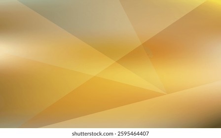 Golden Gradient Geometric Abstract Background with Subtle Light Rays and a Modern Polygonal Design for Presentations and Creative Projects