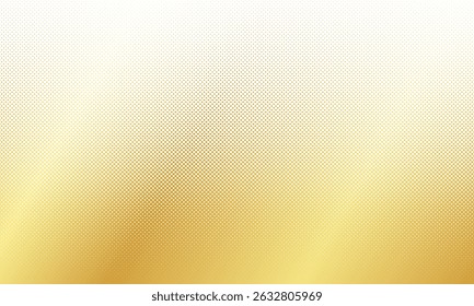 Golden Gradient Halftoonpatroon Transparante achtergrond Premium vignet Vector Beeldfilter Overlay