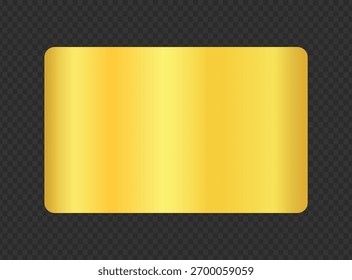 Retângulo Dourado com Cantos Arredondados