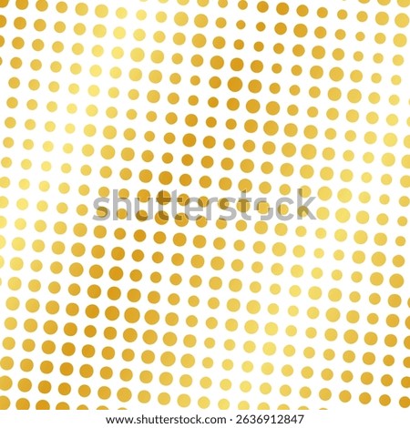 Golden Gradient Square Halftone Pattern Filter Overlay Transparent Background Premium Vignette Vector Image