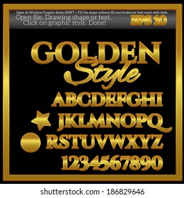 Golden Graphic Styles for Various Design