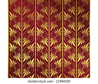 Golden greek ornament