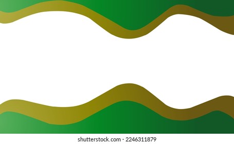 Golden green and yellow background vector