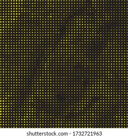 Cuadrícula de media tonalidad dorada. Gradación Resumen. Papel De Cómic Naranja. Gradiente amarillo sucio. Marco Círculo dorado. Elementos Grunge. Patrón geométrico. Marco vintage.