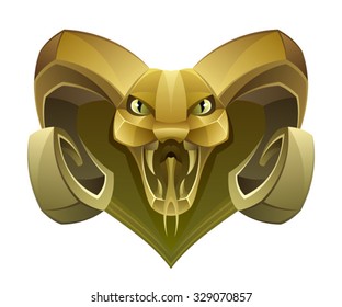 Golden head dragon